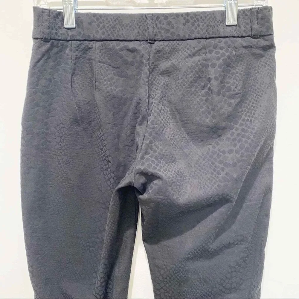 ZARA TRAFALUC womens black‎ skinny pants Sz Sm Snake Print Grunge Dark Feminine - Picture 4 of 6